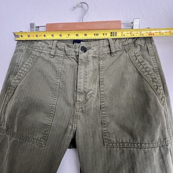 C.O.F. Studio Mens Fatigue Military Pants Size 31 Olive Green - Picture 7 of 9